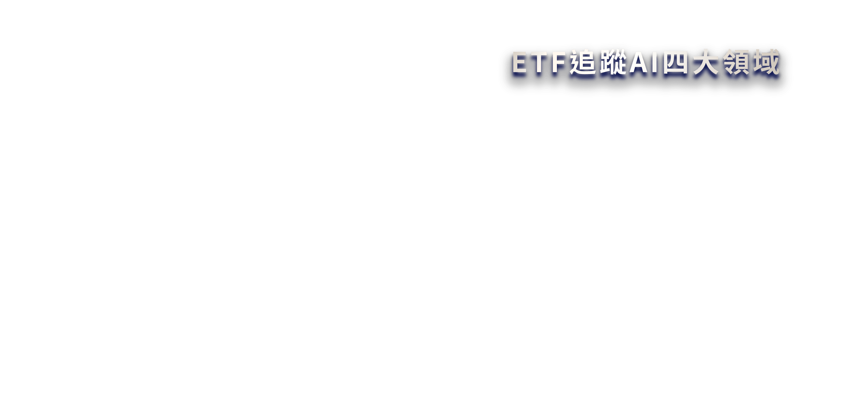 ETF追蹤AI四大領域
